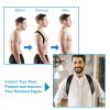 Back Posture Corrector Adjustable Upper Back Braces Clavicle Support Device Shoulder Neck Pain Relief for Men Women