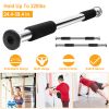 Doorway Pull Up Bar Exercise Gym Chin up Bar With Screws 24.4 To 39.4 Inches Adjustable Comfort Foam Grips For Door Home Exercise Workout Training Fit