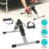 Foldable Exercise Bike Pedal Fitness Exerciser Cycle Bike w/ LCD Display Mini Pedal Exerciser for Leg Arm Physical Therapy Home Office Gym