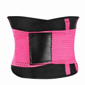 Waist Trainer Trimmer Slimming Belt Waist Cincher Trimmer Slimming Body Shaper Sport Girdle Belt Body Abdominal Shapewear for Office Ladies Postpartum (Option: WaistShaper2XlRoseRed)