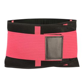 Unisex Back Support Belt Lumbar Lower Waist Brace Wrap Band Double Adjustable Pain Relief Sports Strip Trimmer for Back Pain, Herniated Disc, Sciatica (Option: ToolShapingWaistPink)
