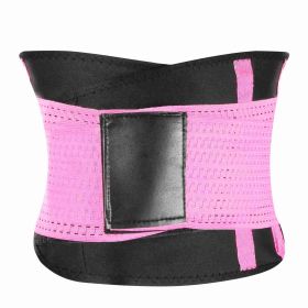 U-Shaped Slimming Waist Belt Body Abdominal Shapewear Sport Tummy Cincher Bands Office Ladies Postpartum Mothers (Option: WaistShaperSPink)