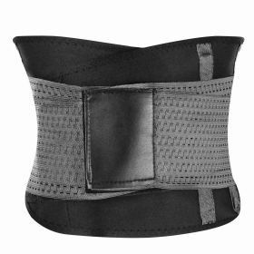 U-Shaped Slimming Waist Belt Body Abdominal Shapewear Sport Tummy Cincher Bands Office Ladies Postpartum Mothers (Option: WaistShaper3XLBlack)