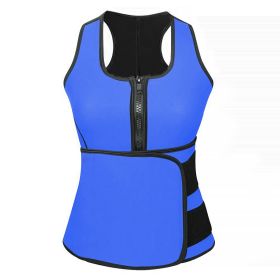 Waist Trainer For Women Body Shaper Waist Slimmer Clincher Trimmer for Weight Loss (Option: WaistTrainerBlueL)