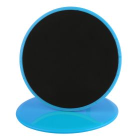 2Pack Sided Gliding Discs Core Sliders Exercise Sliding Workout Strength Carpet (Option: 2PcsDualSideSlidersBlue)