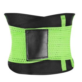 U-Shaped Slimming Waist Belt Body Abdominal Shapewear Sport Tummy Cincher Bands Office Ladies Postpartum Mothers (Option: WaistShaperLGreen)