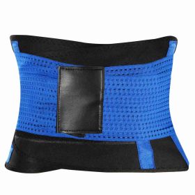 U-Shaped Slimming Waist Belt Body Abdominal Shapewear Sport Tummy Cincher Bands Office Ladies Postpartum Mothers (Option: WaistShaperSBlue)
