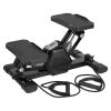 Mini Stepper Stair Stepper With Resistance Bands Quiet Workout Stepper with Digital Timer Max 330.7LBS Load for Home