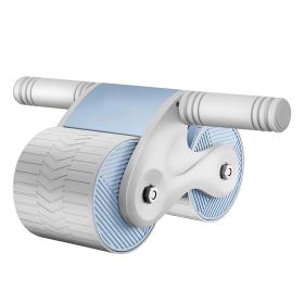 Automatic Rebound Abdominal Wheel Anti-slip AB Roller Wheel with Kneel Pad Phone Holder Home Gym Abdominal Exerciser for Men Women (Option: AbdominalWheelGrey)