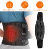 Back Support Brace Breathable Mesh Lumbar Support Beltdjustable Lower Back Brace with Stays and Springs for Pain Relief for Men Women