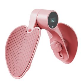 Thigh Exerciser Hip Trainer Inner Pelvic Floor Muscle Exercise Equipment with Intelligent Counter 3 Adjustable Resistance For Woman Postpartum Mother (Option: HipTrainerCountPink)