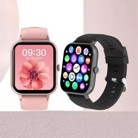 Smart Watch (Answer/Make Call) For Women Men; 1.83'' Full Touch Screen BT Calling SmartWatch With 100+Sport Modes/Heart Rate Sleep Monitoring/Wat (Color: Pink)