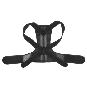 Unisex Back Posture Corrector Lumbar Upper Back Clavicle Shoulder Brace Belt (Option: BackPostureL)
