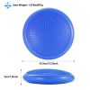 Inflatable Stability Balance Disc Wobble Cushion Balance Disc Wiggle Seat w/ Free Air Pump Exercise Athletic Fitness Trainer Mat