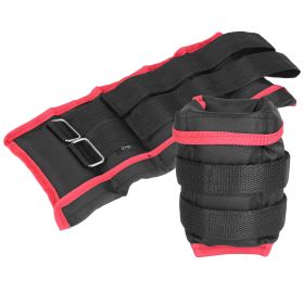 Ankle Weights Set 2.2/4.4LBS Pair Wrist Arm Ankle Weight with Iron Sandbags Fillings Length Adjustable Strap For Workout Physical Therapy Strength Tra (Option: 2PcsAnkleWeight5LBS)