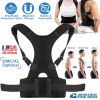 Unisex Posture Corrector Support Magnetic Lumbar Back Posture Support Belt Adjustable Upper Back Braces Clavicle Shoulder Brace Belt Pain Relief Thera